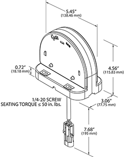 Grote Industries - 56180-5 – LED Stop Tail Turn Light for Agriculture & Off-Highway Applications, Surface Mount, Black/Red