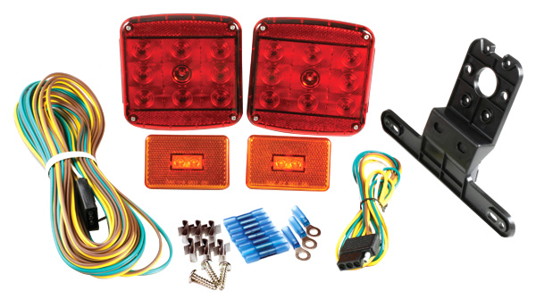 Grote Industries - 65870-5 – LED Submersible Trailer Lighting Kit, with Clearance Marker Lights