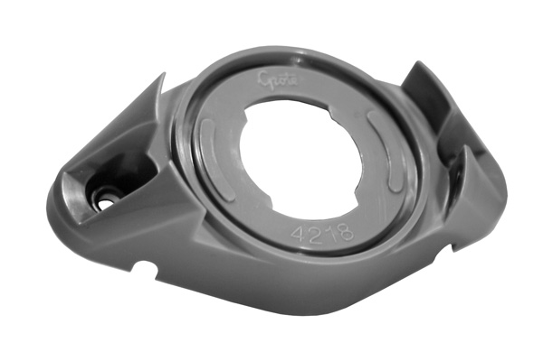 Grote Industries - 42180 – Twist-In Surface Mount Bracket For 2″ & 2 1/2″ Round Lights, Gray