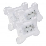LED WhiteLight™ X-100 Dome Light, 24V, Clear, Bulk Pack