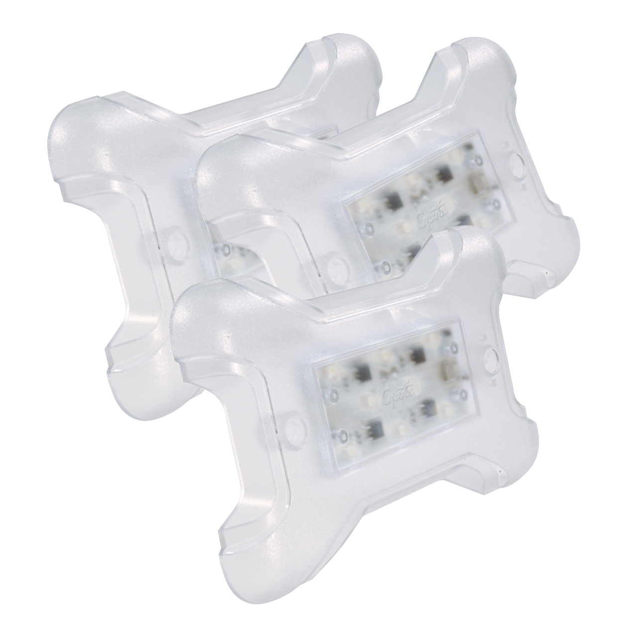 Grote Industries - 61131-3 – LED WhiteLight™ X-100 Dome Light, 24V, Clear, Bulk Pack