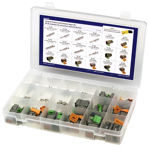 Grote Industries - 83-6549 – Deutsch Terminal and Connector Assortment Kit – DT Series