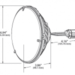 7 inch headlamp drawing
