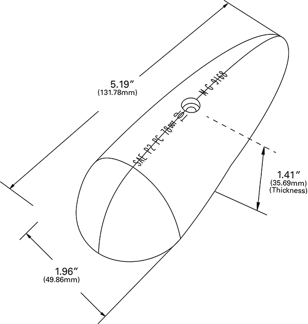 Grote Industries - 91683 – Clearance Marker Replacement Lens, Economy Cab, Yellow