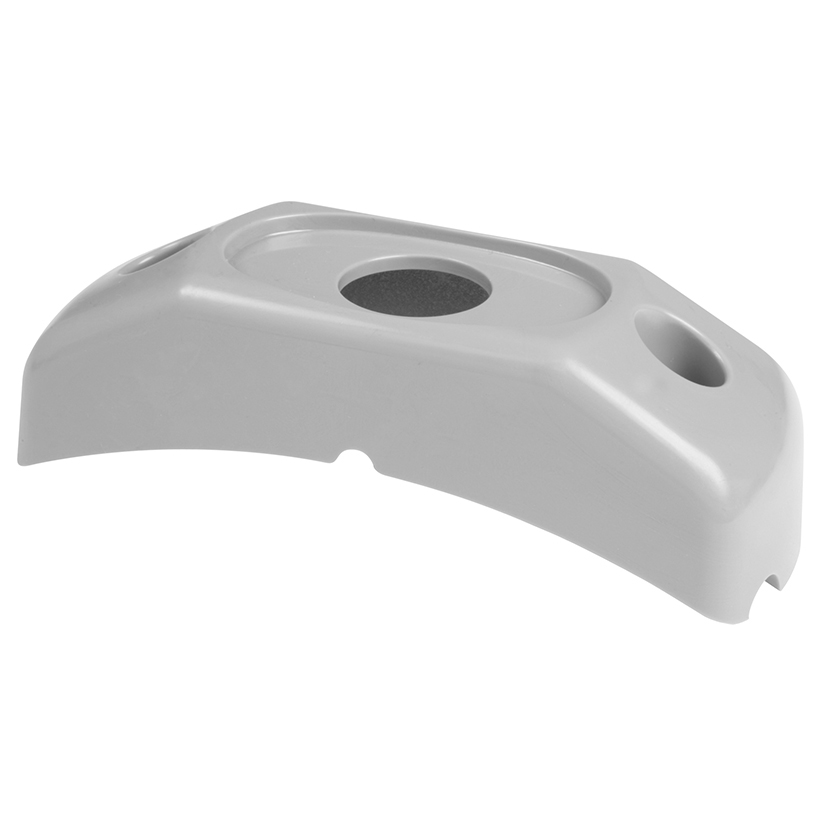 Grote Industries - 42120 – Surface Mount Bracket For MicroNova® Or MicroNova® Dot, Corner Radius Bracket, Gray