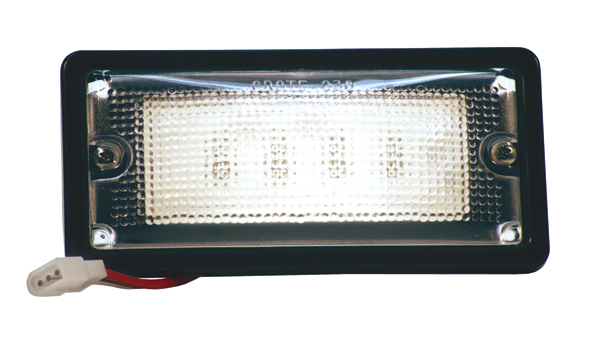 Grote Industries - 82080 – LED WhiteLight™ Recessed Small Mount Light, 6 Diodes, Dome Tyco, 150 Lumens, 10-30V, Black