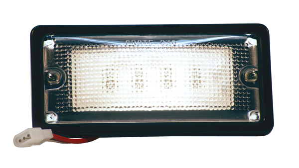 Grote Industries - 82400 – LED WhiteLight™ Recessed Small Mount Light, 6 Diodes, Dome Tyco, 150 Lumens, 18-32V, Black