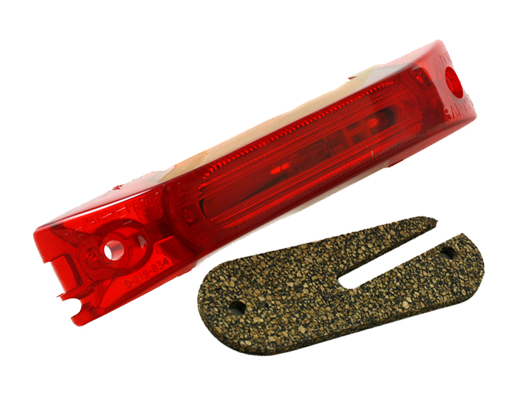 Grote Industries - 45382 – Turtleback® Thin-Line Single-Bulb Clearance Marker Light, Red
