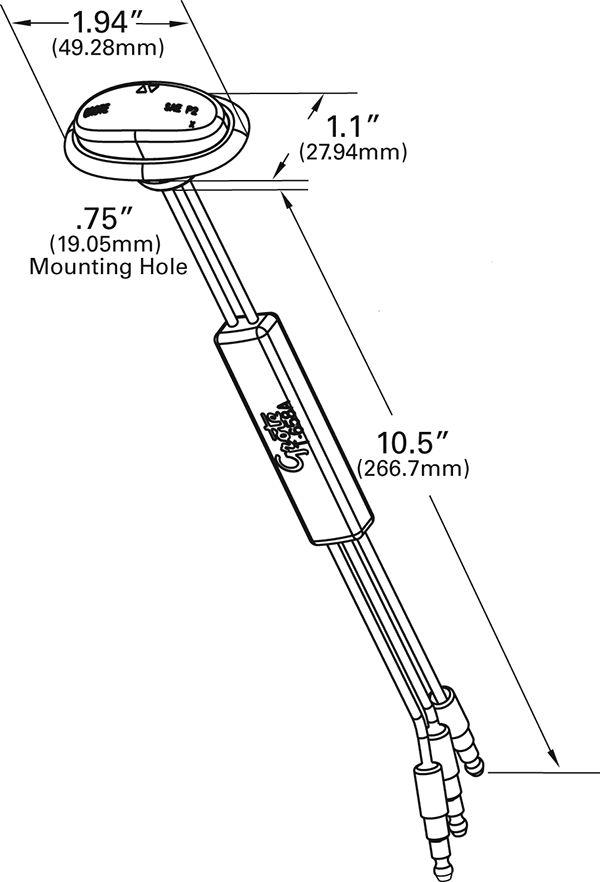 Grote Industries - 49460 – MicroNova® LED Indicator Light, Red/Green