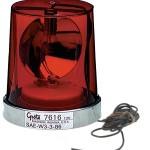 Econolite with Revolving Reflector, Permanent Mount, Red