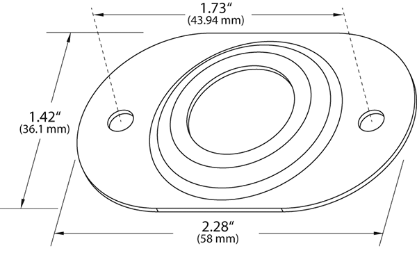 Grote Industries - 42063 – Stainless Steel MicroNova® Dot Security Plate, 2.28 Long