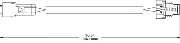 Grote Industries - 68020 – Adapter pigtail From Deutsch Light or Harness to Packard Light or Harness, Packard to DT04-2P