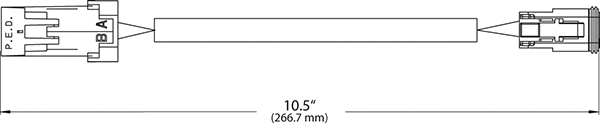 Grote Industries - 68030 – Adapter pigtail From Deutsch Light or Harness to Packard Light or Harness, DT06-25 to Packard