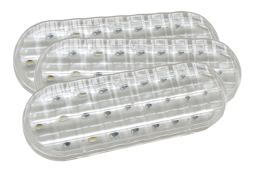 Grote Industries - 62591-3 – SuperNova® Oval Dual-System LED Backup Light, Vertical Grommet Mount, Clear, Bluk Pack