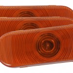 Economy Oval Stop Tail Turn Light front park yellow turn bulk pack