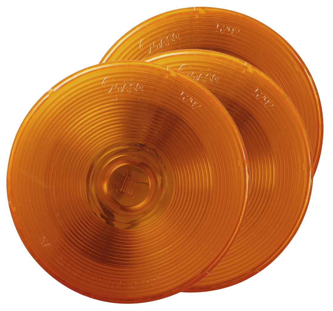 Grote Industries - 52773-3 – Torsion Mount® II 4″ Stop Tail Turn Light, Front Park, Female Pin, Yellow Turn, Bulk Pack