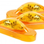 supernova oval led side turn marker light grommet mount hard shell grommet bulk pack