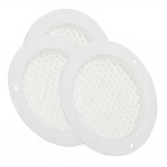 4 round flange mount led dome light 24v white bulk pack