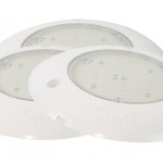 s100 led whitelight surface mount dome light clear 24v bulk pack