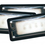 LED Whitelight Recessed-Mount Interior Dome Lights.
