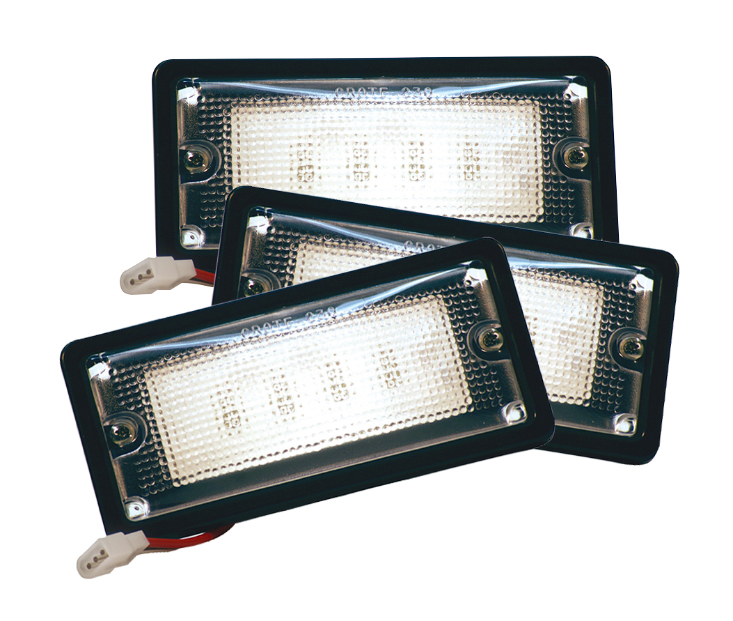 Grote Industries - 82400-3 – LED WhiteLight™ Recessed Mount Light, 6 Diodes, Dome Tyco, 150 Lumens, 18-32V, Black, Bulk Pack