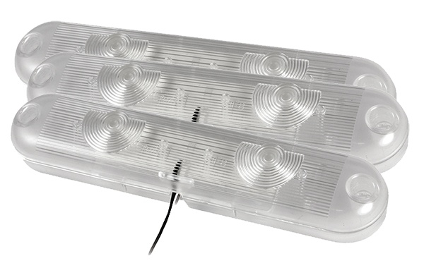 Grote Industries - 61F81-3 – LED Cabinet/Compartment Dome Light, Clear, Bulk Pack