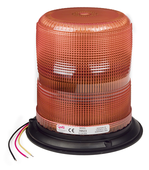 Grote Industries - 78923 – Heavy Duty LED Strobe, 7″, Amber