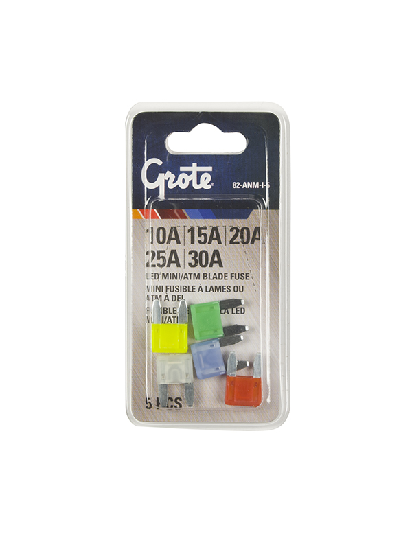 82ANS7P Low Profile MINI®/ATM Blade Fuse Assortment Kit, Puller 8