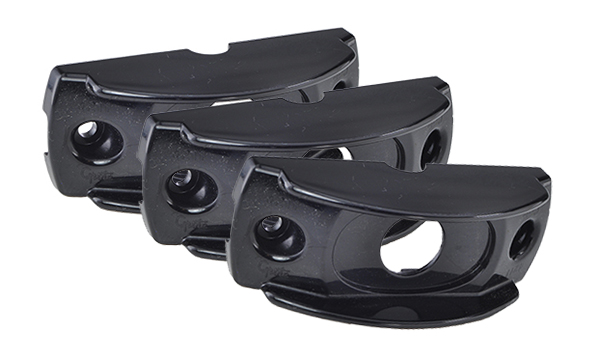 Grote Industries - 42112-3 – Surface Mount Bracket For MicroNova® Or MicroNova® Dot, Oval Mini Marker, Black, Bulk Pack