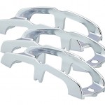 Chrome Buttress-Style Light Guard, Chrome Plated, Bulk Pack