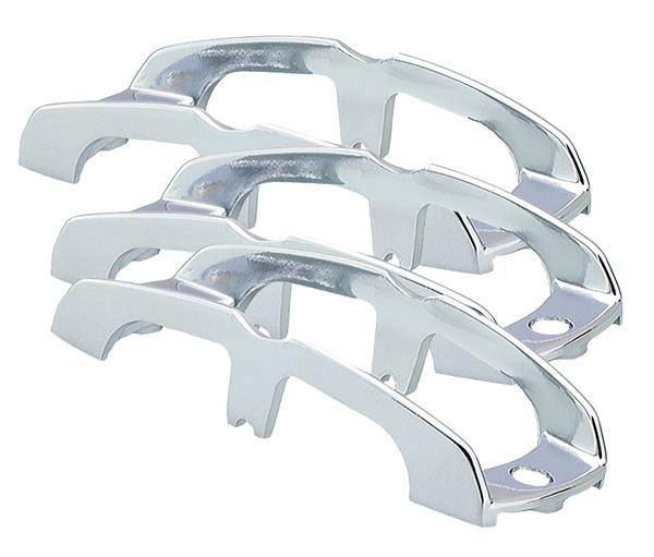 Grote Industries - 43673-3 – Chrome Buttress-Style Light Guards, Chrome Plated, Bulk Pack