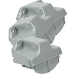 License Light Mounting Bracket, Gray, Bulk Pack