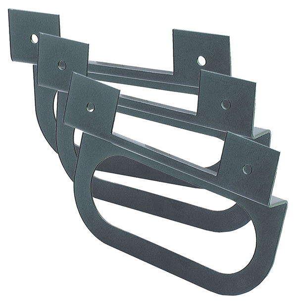 Grote Industries - 43952-3 – “Z” Mounting Bracket For Oval Lights, Black, Bulk Pack