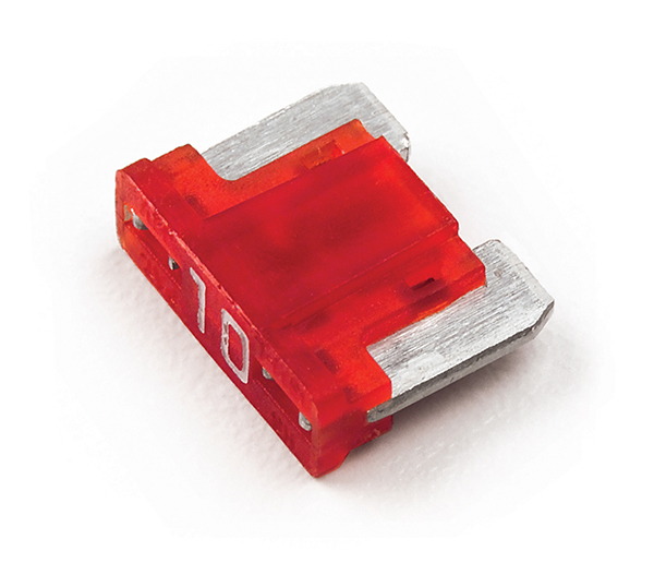82ANS10A Low Profile MINI®/ATM Blade Fuse, Red
