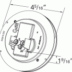 Multi-Volt Stop Tail Turn Light Drawing