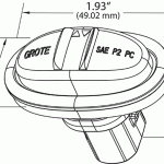 Drawing of LED Clearance Marker Light