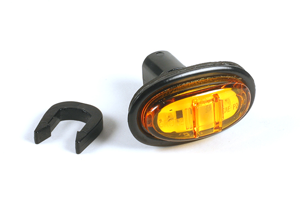 Grote Industries - 45303 – MicroNova® LED Clearance Marker Light, w/ Grommet, Hard Shell, Yellow