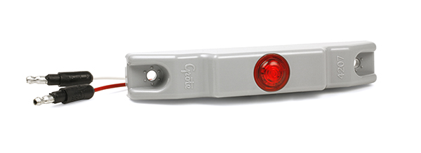 Grote Industries - 49452 – MicroNova® Dot LED Clearance Marker Light, w/ Bracket, Red