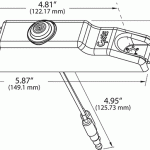 Drawing of LED Clearance Marker Light