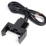 Black Dimmer Switch Assembly With Locking Ears