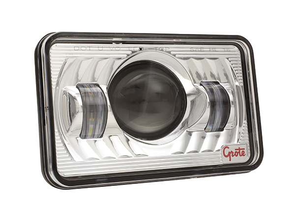Grote Industries - 94411-5 – 4×6″ LED Sealed Beam Replacement Headlight, High Beam