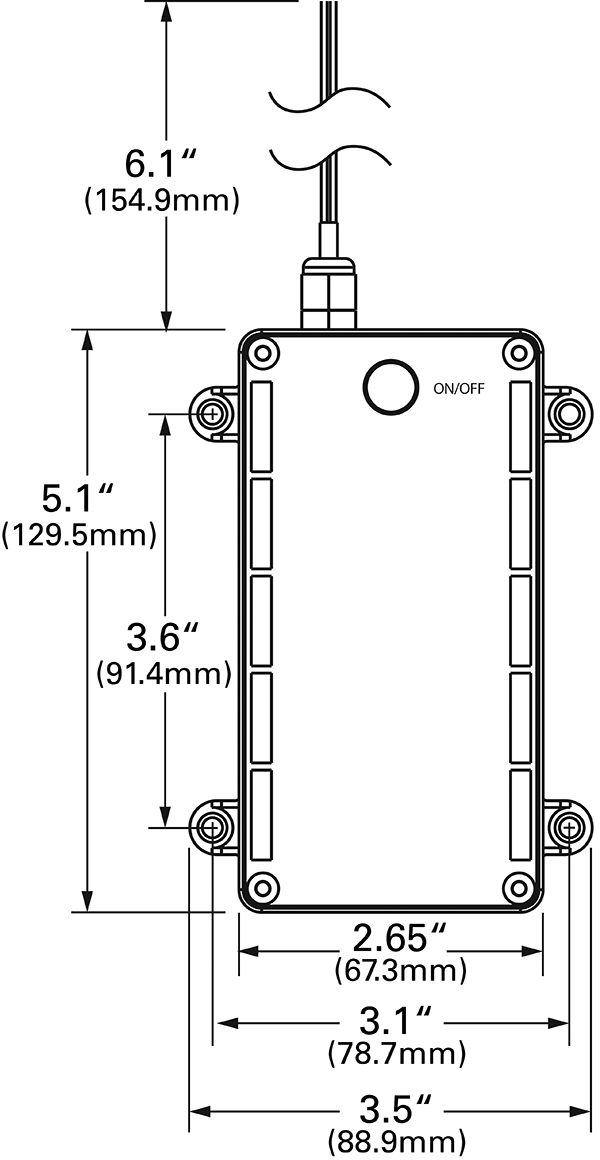 Grote Industries - 98150-5 – XTL LED Technology, Replacement Battery Pack