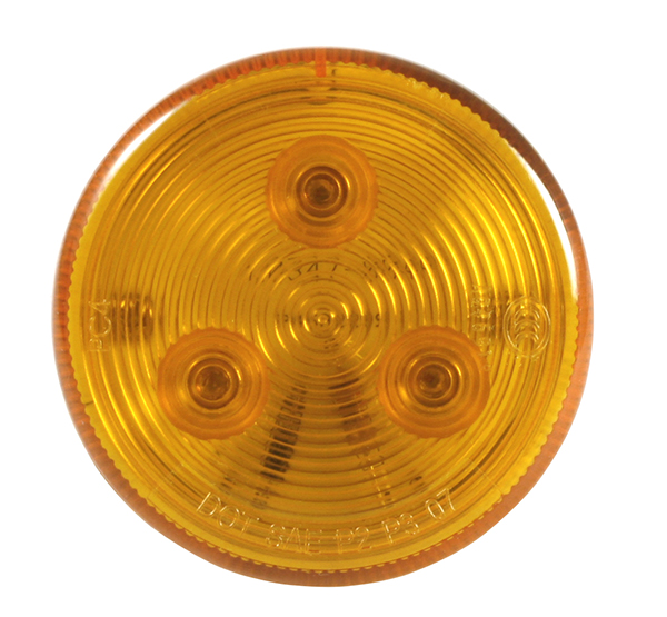 Grote Industries - MKR4600Y-PG – Choice Line Signal Lighting, 3-Diode, 2 1/2″ Round LED Marker Light, Yellow