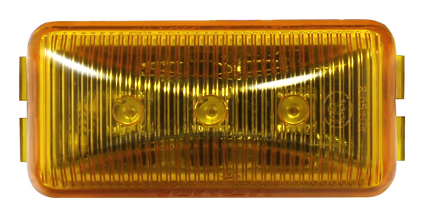 Grote Industries - MKR4700Y-PG – Choice Line Signal Lighting, Small Rectangular LED Clearance Marker Light, Yellow