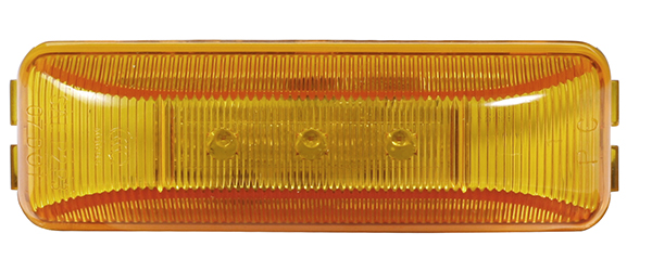 Grote Industries - MKR4710Y-PG – Choice Line Signal Lighting, 3-Diode, Sealed Rectangular LED Clearance Marker Light, Yellow