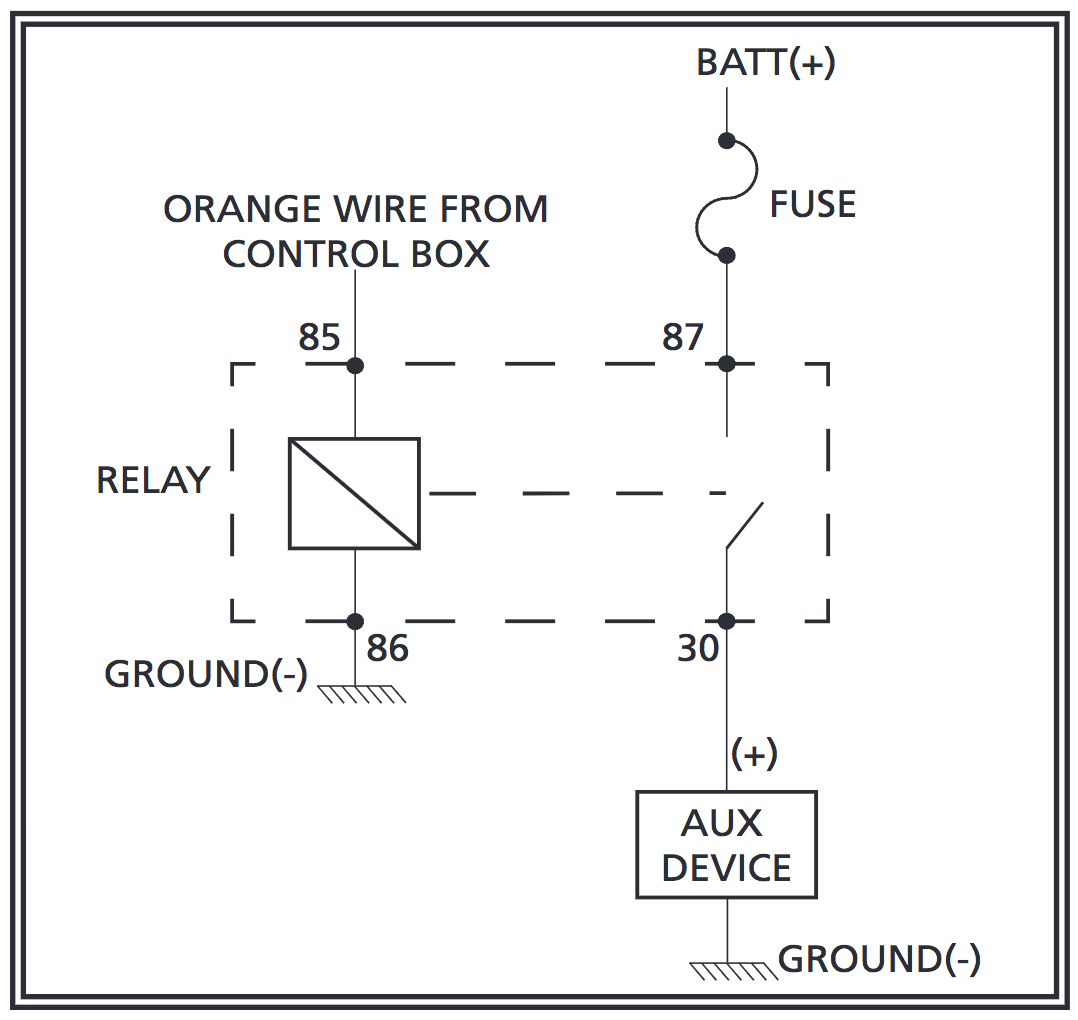 Wiring for Auxiliary Output