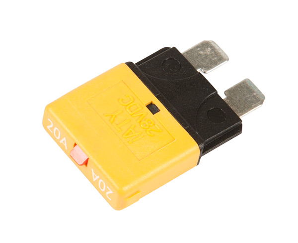 Grote Industries - 82-2357 – Standard Blade Circuit Breaker, Yellow, 20 Amp