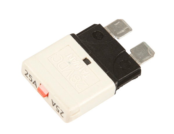 Grote Industries - 82-2358 – Standard Blade Circuit Breaker, White, 25 Amp