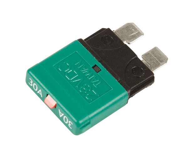 Grote Industries - 82-2359 – Standard Blade Circuit Breaker, Green, 30 Amp