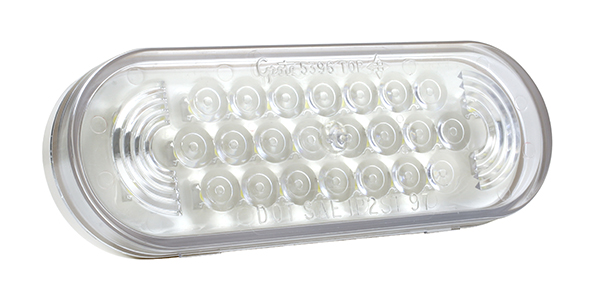 Grote Industries - 54802 – SuperNova® Oval LED Stop Tail Turn Light, Grommet Mount, Hard Wired, Red